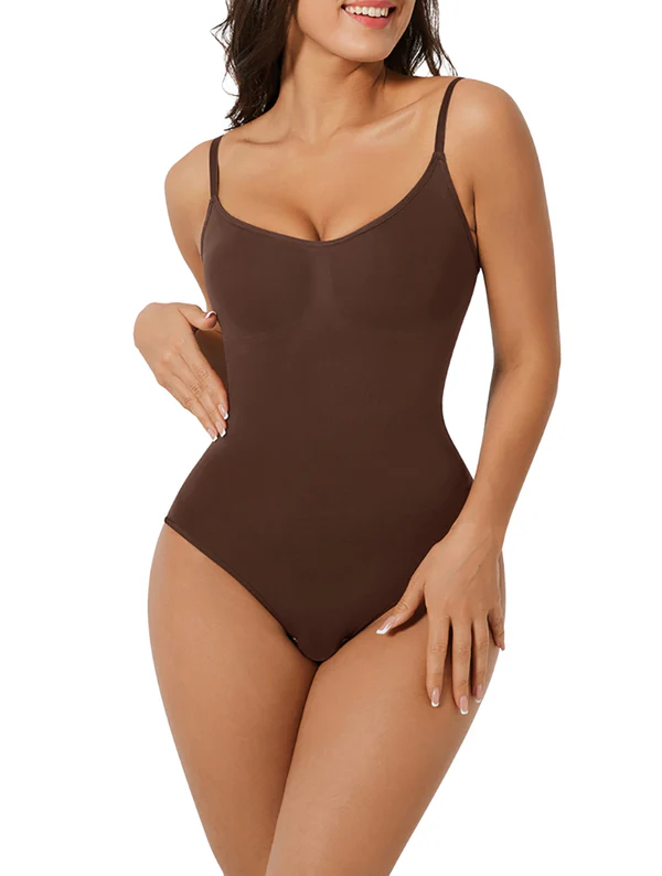 Brown All-Day Shapewear Bodysuit