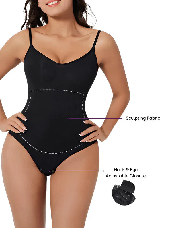 Black All-Day Shapewear Bodysuit